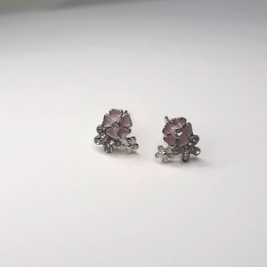 Bouquet of Pink flower earrings